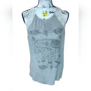 threads studio elephant sleeveless tshirt